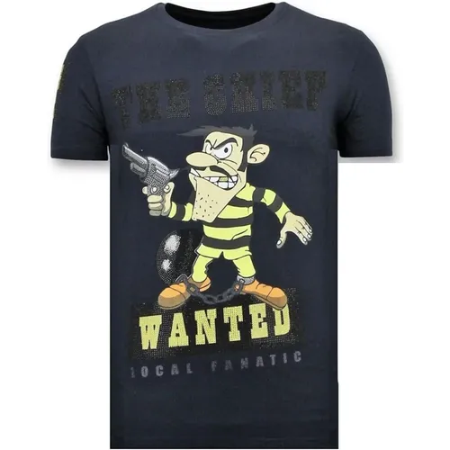 T-Shirt Männer Seal - Chief Wanted - 11 , Herren, Größe: L - Local Fanatic - Modalova
