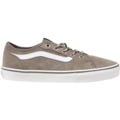 Sneakers, male, , Size: 7 1/2 US Casual Suede Leather Sneakers - Vans - Modalova