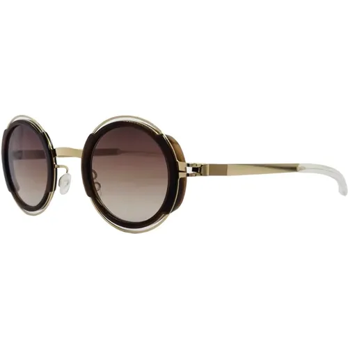 Sunglasses, unisex, , Size: ONE SIZE Decades Retro Sunglasses Brown Gradient - Mykita - Modalova