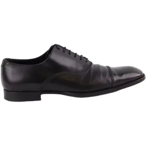 Pre-owned Flats, male, , Size: 8 US Pre-owned Leather flats - Saint Laurent Vintage - Modalova