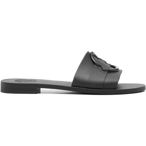 Sliders, female, , Size: 7 US Slides Shoes for a Stylish Look - Moncler - Modalova