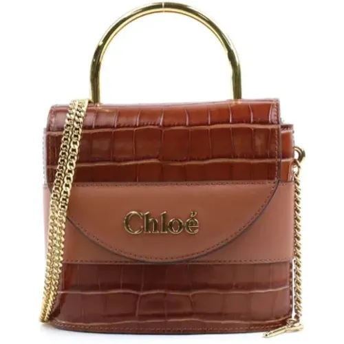 Pre-owned Handbags, female, , Size: ONE SIZE Pre-owned Leather handbags - Chloé Pre-owned - Modalova