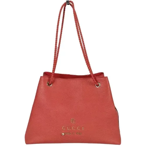 Pre-owned Tote Bags, female, , Size: ONE SIZE Pre-owned Leather gucci-bags - Gucci Vintage - Modalova