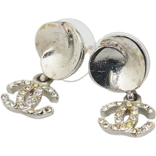 Pre-owned Metal earrings , female, Sizes: ONE SIZE - Chanel Vintage - Modalova