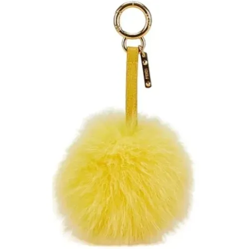 Pre-owned Accessories, female, , Size: ONE SIZE Pre-owned Fur key-holders - Fendi Vintage - Modalova