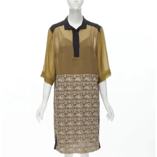Pre-owned Silk dresses , female, Sizes: S - Dries van Noten Pre-owned - Modalova