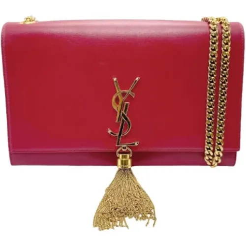 Pre-owned Leather shoulder-bags , female, Sizes: ONE SIZE - Yves Saint Laurent Vintage - Modalova