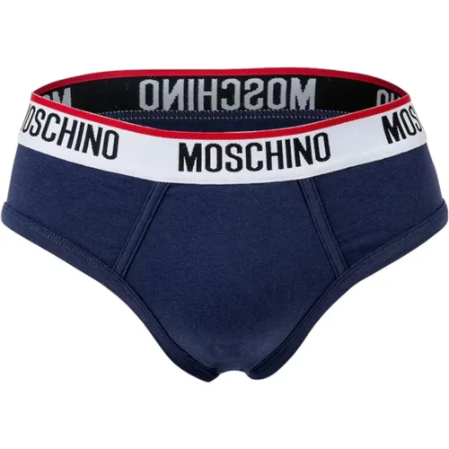 Bottoms, male, , Size: L Silk Slip Set - Moschino - Modalova