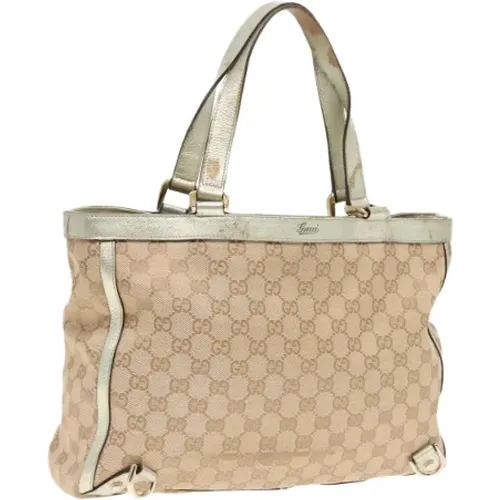 Pre-owned Tote Bags, female, , Size: ONE SIZE Pre-owned Canvas totes - Gucci Vintage - Modalova