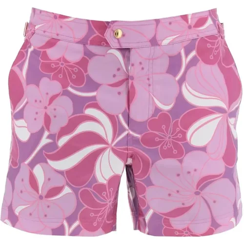 Blumige Bermuda-Shorts für Frauen - Tom Ford - Modalova