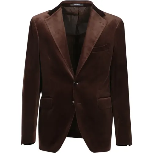 Velvet Blazer Elegant Formal Wear , male, Sizes: XL, M, L, S - Tagliatore - Modalova