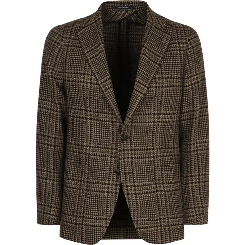 Blazers, male, , Size: M Single-breasted two-button jacket - Tagliatore - Modalova