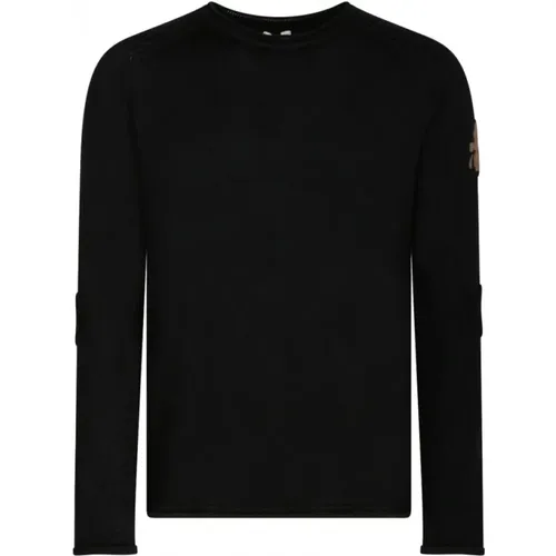 Schwarzer Logo-bestickter Pullover , Herren, Größe: L - Premiata - Modalova