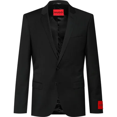 Tailored Bi-Stretch Formal Blazer , male, Sizes: L - Hugo Boss - Modalova