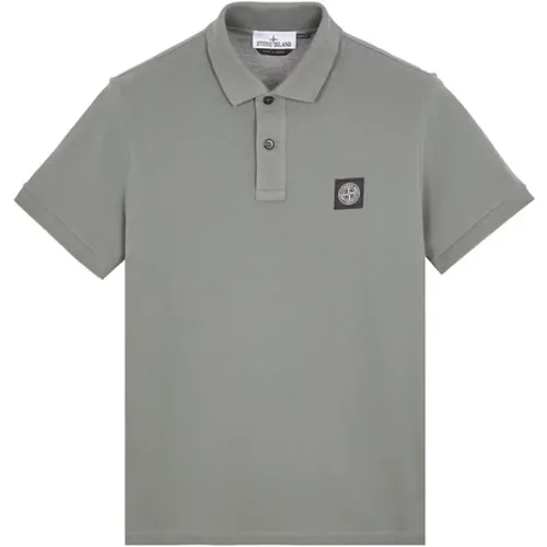 Cotton Polo Shirt Slim Fit , male, Sizes: 2XL - Stone Island - Modalova