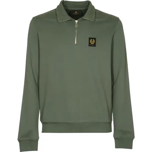 Casual Quarter Zip Sweatshirt , male, Sizes: XL - Belstaff - Modalova