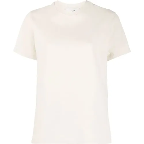 Logo Print Baumwoll T-Shirt , Damen, Größe: L - Coperni - Modalova