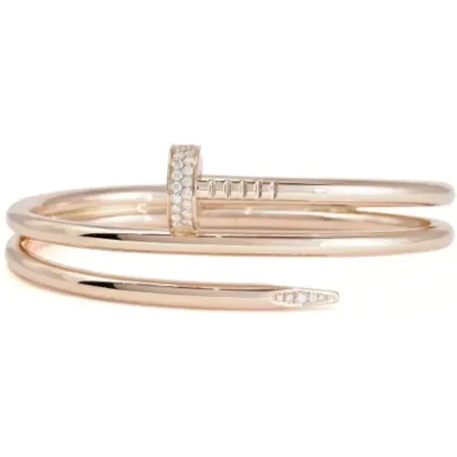 Pre-owned Jewellery, female, , Size: ONE SIZE Pre-owned Rose Gold bracelets - Cartier Vintage - Modalova