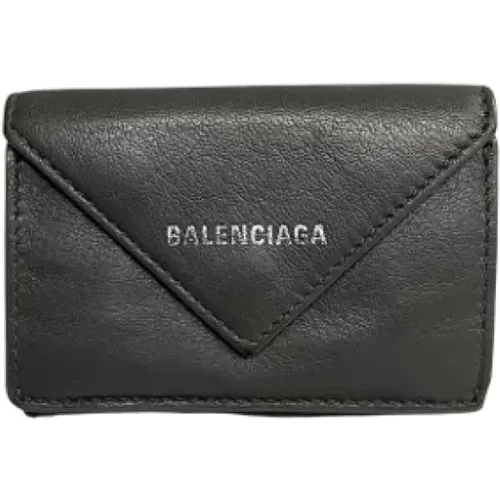 Pre-owned Wallets, female, , Size: ONE SIZE Pre-owned Leather wallets - Balenciaga Vintage - Modalova