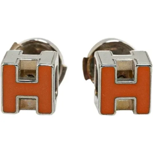 Pre-owned Metal earrings , female, Sizes: ONE SIZE - Hermès Vintage - Modalova