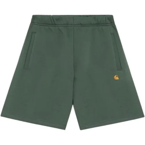 Shorts mit elastischem hohem Bund in einfarbigem Stoff - Carhartt WIP - Modalova