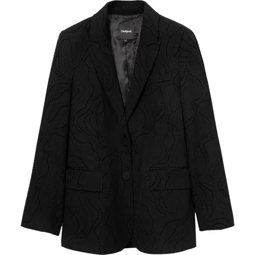 Damen Blazer Herbst/Winter Kollektion , Damen, Größe: M - Desigual - Modalova