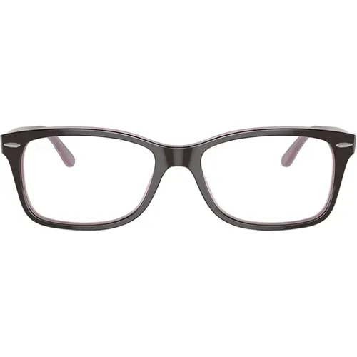 Hochwertige Acetat-Brille für Männer,Schwarze Brille Rx5428 - Ray-Ban - Modalova