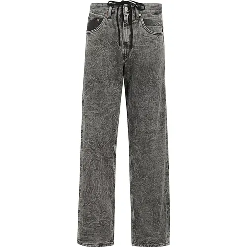 Pocket Wide Leg Jeans , female, Sizes: W28, W29 - MM6 Maison Margiela - Modalova