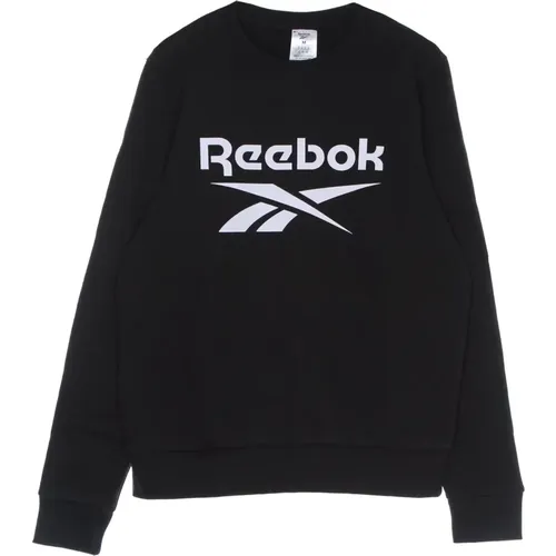 Sweatshirts, male, , Size: S Fleece Crew Neck Sweatshirt - Reebok - Modalova