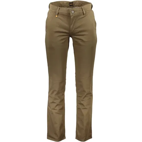 Braune Herren Slim Fit Hose - Hugo Boss - Modalova