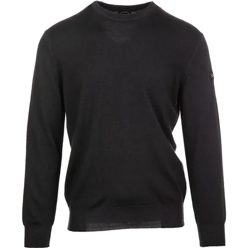 Grey Merino Wool Sweaters , male, Sizes: M - PATRIZIA PEPE - Modalova