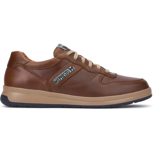 Chestnut Leder Herren Sneaker - mephisto - Modalova