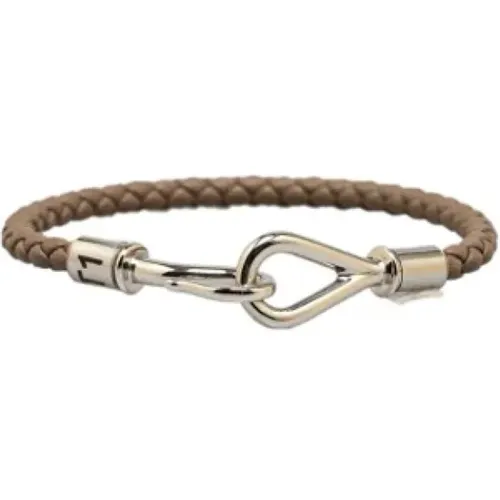 Pre-owned Jewellery, female, , Size: ONE SIZE Pre-owned Leather bracelets - Hermès Vintage - Modalova