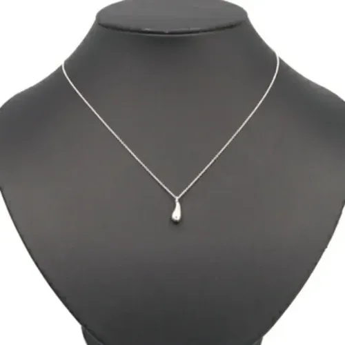 Pre-owned Jewellery, female, , Size: ONE SIZE Pre-owned Silver necklaces - Tiffany & Co. Pre-owned - Modalova