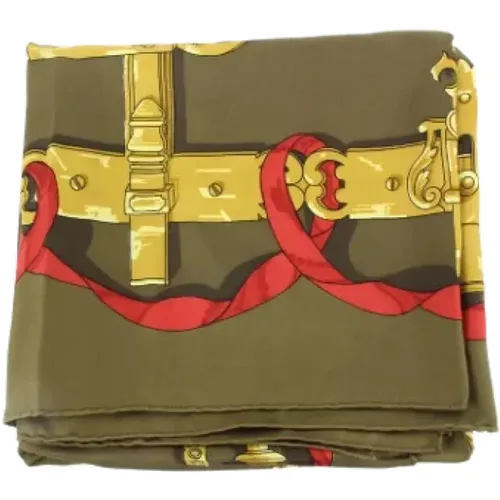 Pre-owned Scarves, unisex, , Size: ONE SIZE Pre-owned Silk scarves - Hermès Vintage - Modalova