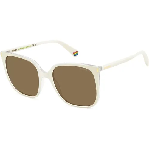 Light Brown Sunglasses , female, Sizes: 56 MM - Polaroid - Modalova