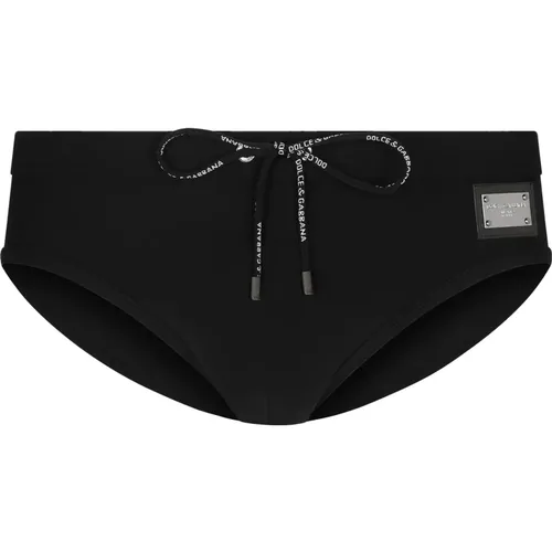 Men's Swim Briefs , male, Sizes: S, M, XL, L - Dolce & Gabbana - Modalova