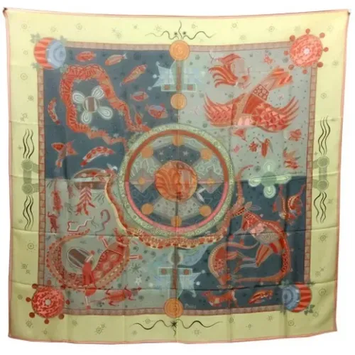 Pre-owned Silk scarves , female, Sizes: ONE SIZE - Hermès Vintage - Modalova