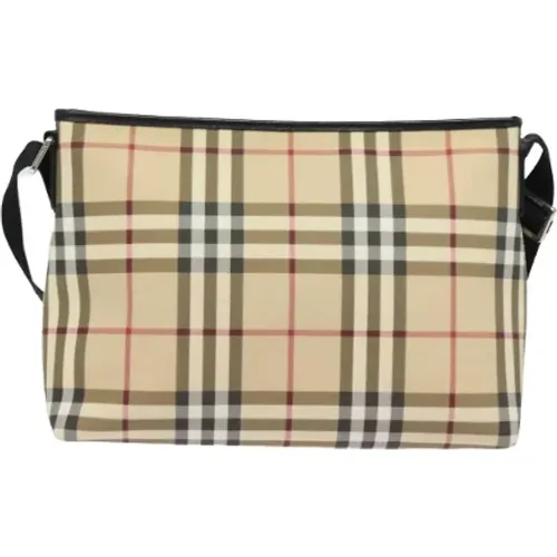 Pre-owned Canvas shoulder-bags , female, Sizes: ONE SIZE - Burberry Vintage - Modalova