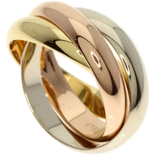 Pre-owned Jewellery, female, , Size: ONE SIZE Pre-owned Yellow Gold rings - Cartier Vintage - Modalova