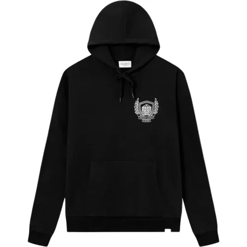 Schwarz Elfenbein Hoodie Chad , Herren, Größe: M - Les Deux - Modalova