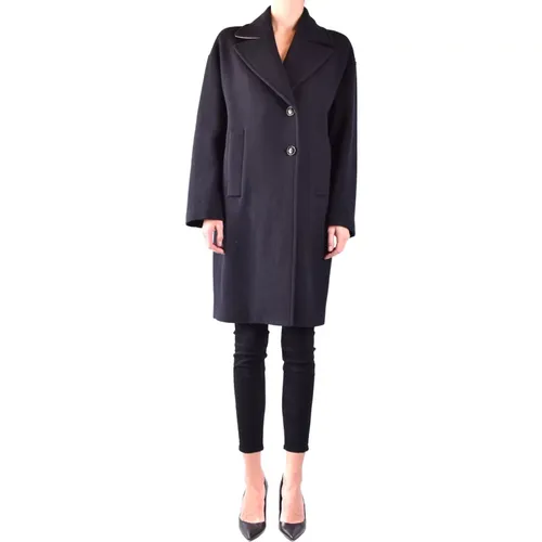 Stylish Single-Breasted Coat , female, Sizes: XS - pinko - Modalova