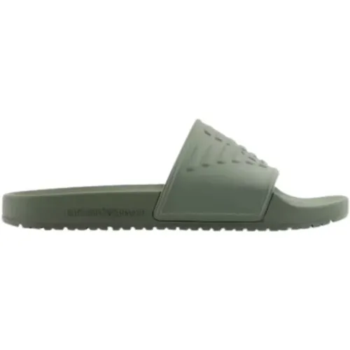 Sliders , male, Sizes: 7 UK - Emporio Armani - Modalova