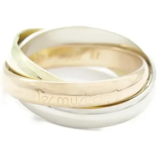 Pre-owned Jewellery, female, , Size: ONE SIZE Pre-owned Gold rings - Cartier Vintage - Modalova