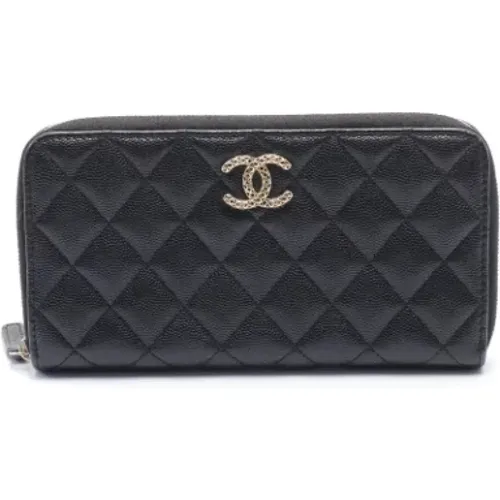 Pre-owned Wallets, female, , Size: ONE SIZE Pre-owned Leather wallets - Chanel Vintage - Modalova