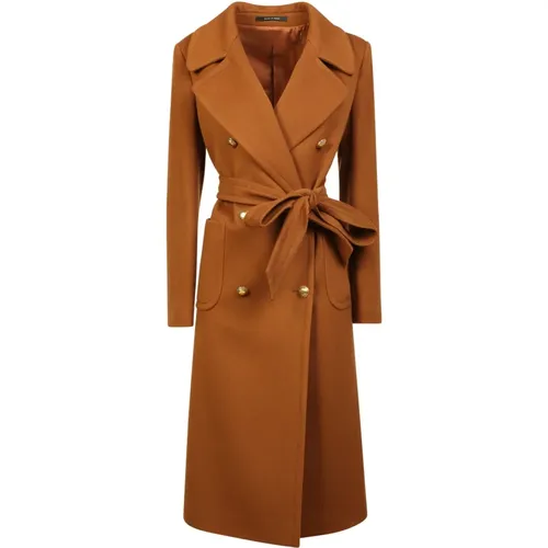 Double-Breasted Coat , female, Sizes: S - Tagliatore - Modalova