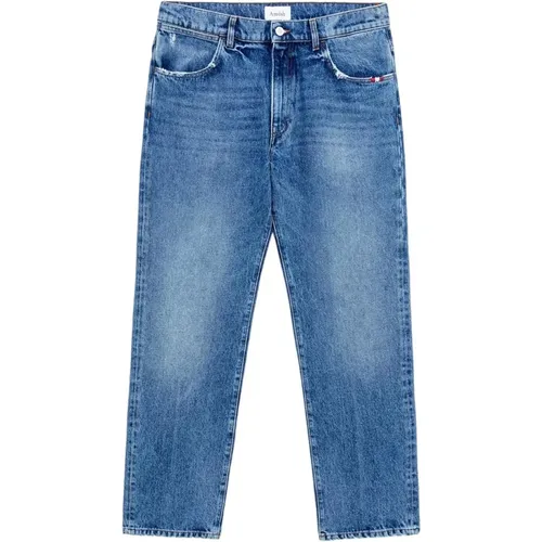 Schmutzige Gebrauchte Denim Jeans , Herren, Größe: W36 - Amish - Modalova