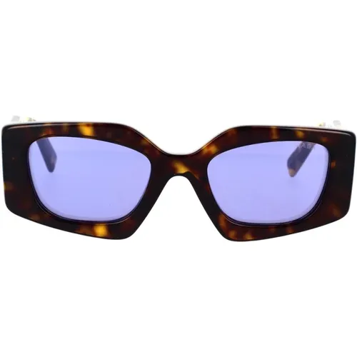 Oversized Unregelmäßige Sonnenbrille - Prada - Modalova