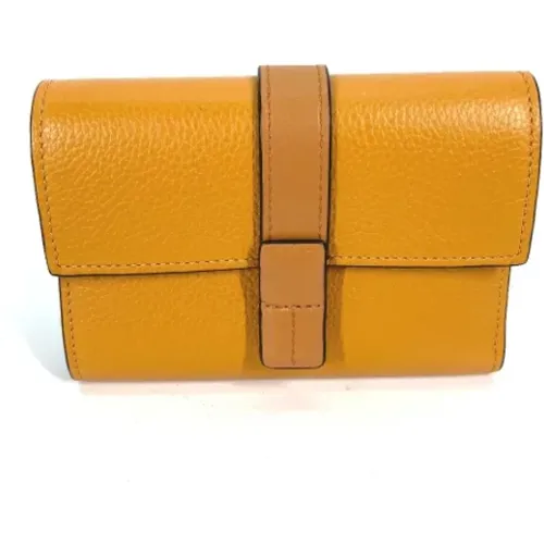 Pre-owned Wallets, female, , Size: ONE SIZE Pre-owned Leather wallets - Loewe Pre-owned - Modalova