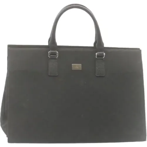 Pre-owned Canvas Handbag with Lock Design , female, Sizes: ONE SIZE - Gucci Vintage - Modalova